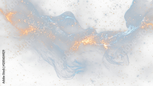 a very large cluster of stars in the night sky