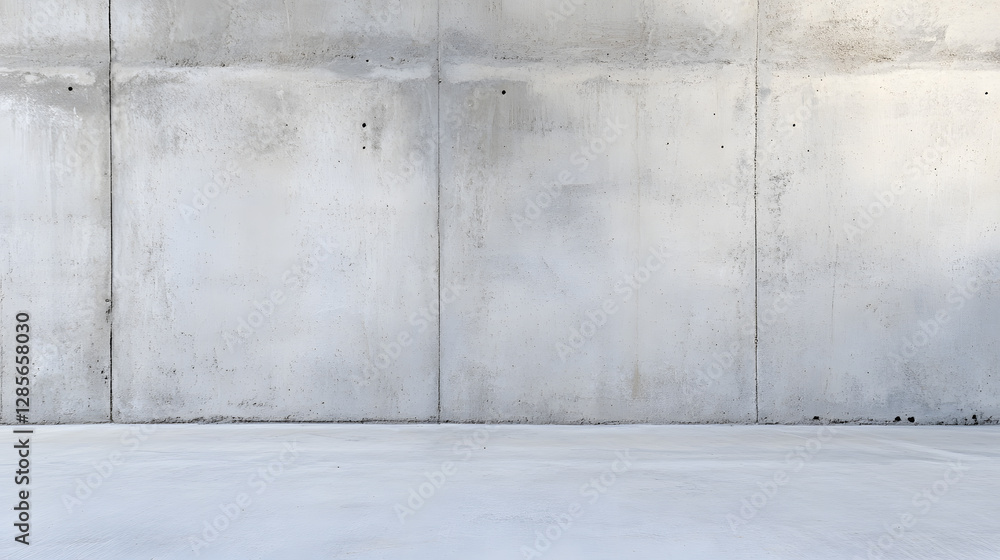 Fototapeta premium Minimalist Concrete Wall Texture for Modern Architectural Design Backgrounds : Generative AI