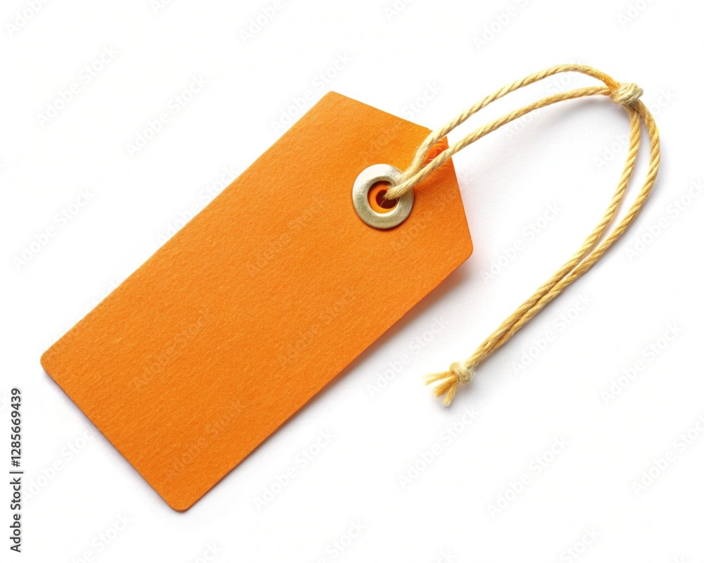 Fototapeta premium tag on white background generative ai
