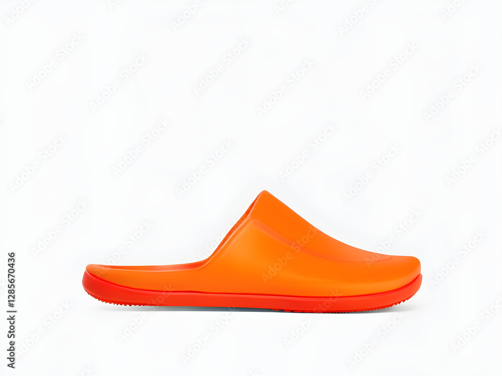 Rubber slipper isolated on white Rubber slipper isolated on white