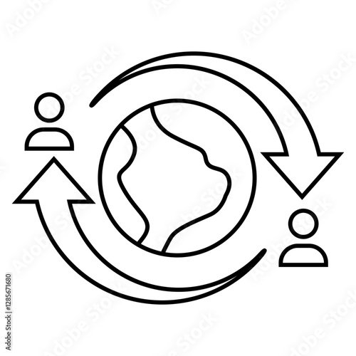outsourcing icon