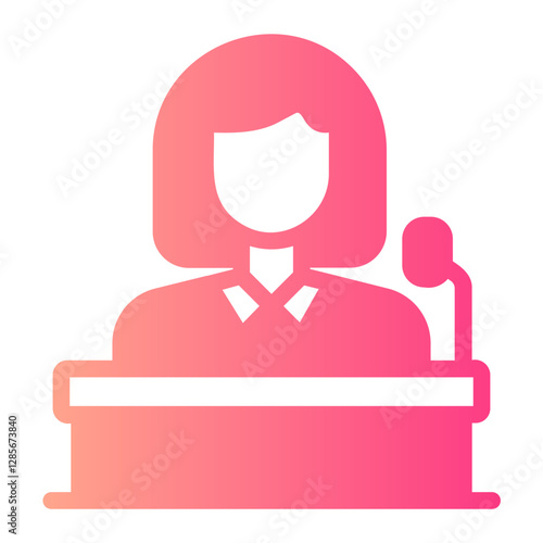 lecture gradient icon