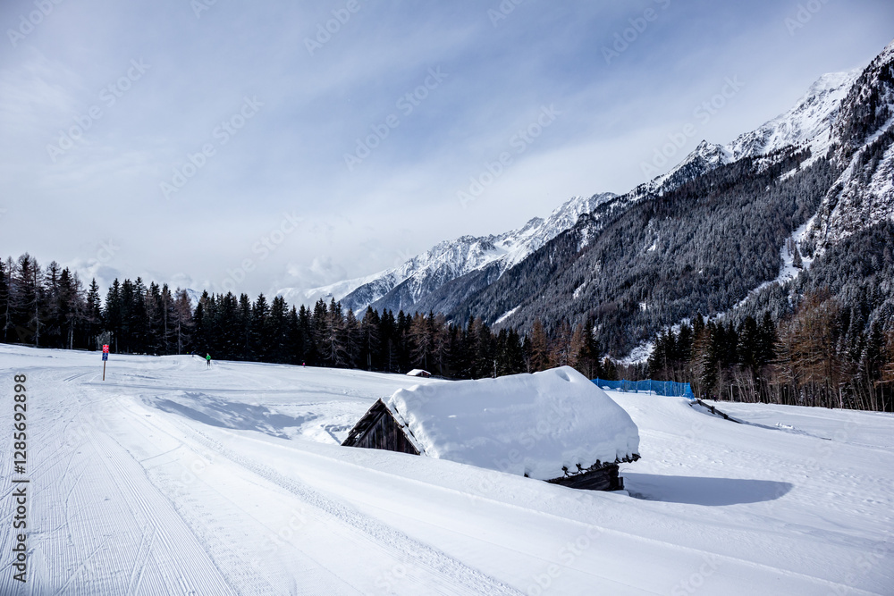 Eine Runde Langlaufen in der Südtirol-Arena von Antholz im wunderschönen Antholzer Tal - Südtirol - Italien