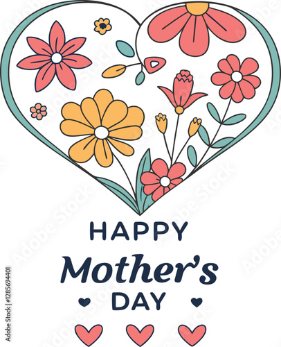 Hand-drawn lettering of Best Mom typography design on a white background