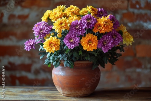 Wallpaper Mural Colorful Flower Arrangement Torontodigital.ca