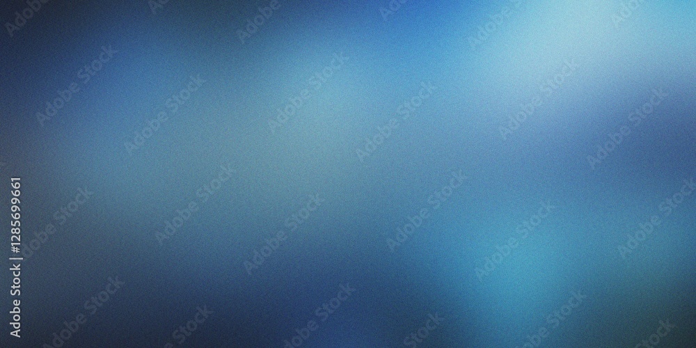 Fototapeta premium Abstract Gradient Soft Focus Blur Background with Blue Tones and Grainy Texture