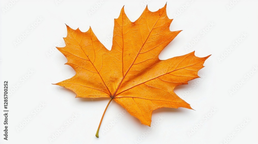 Beautifully Vibrant Maple Leaf in Autumn Colors Beautifully Vibrant Maple Leaf in Autumn Colors