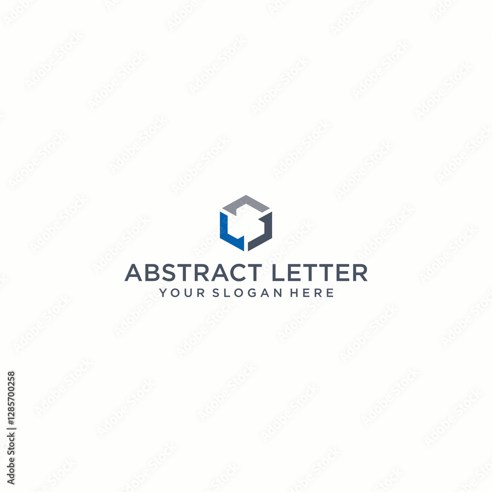 LLL letter logo in the form of hexagons and cube logos with letter designs for corporate identity LLL letter logo in the form of hexagons and cube logos with letter designs for corporate identity