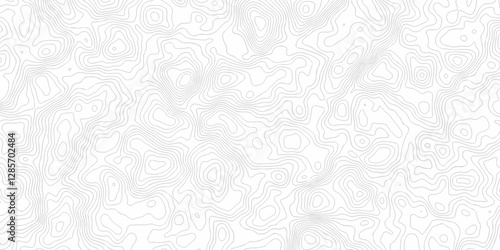 Vector geographic contour map. Topography map background. Black and white wave Seamless line. Topography relief. White wave paper curved reliefs abstract. Topographic map patterns,topography line map.