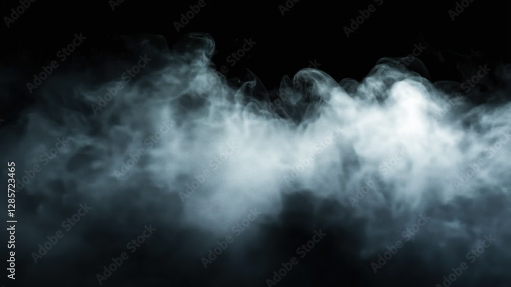 Fototapeta premium dark background with white smoke