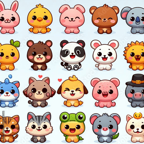 귀여운 캐릭터 일러스트