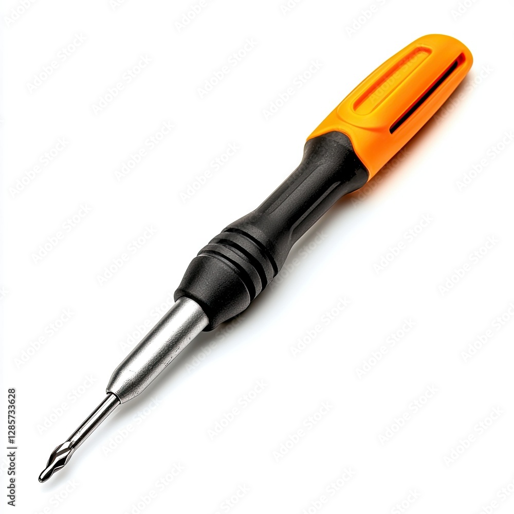 High Detail Image of a Photo Electric Screwdriver, Isolated on a White Background High Detail Image of a Photo Electric Screwdriver, Isolated on a White Background