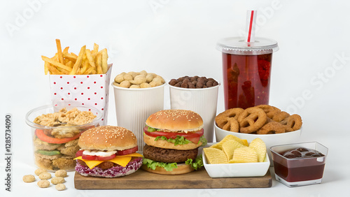 Unhealthy food products that negatively impact health