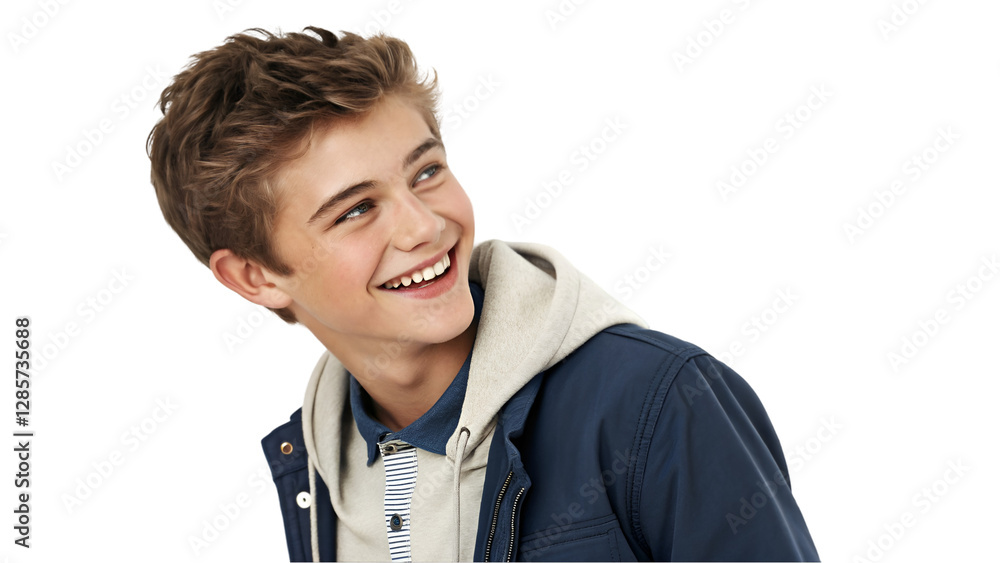 Portrait Teenager boy wearing casual t-shirt smiling teenager boy isolated transparent background Portrait Teenager boy wearing casual t-shirt smiling teenager boy isolated transparent background