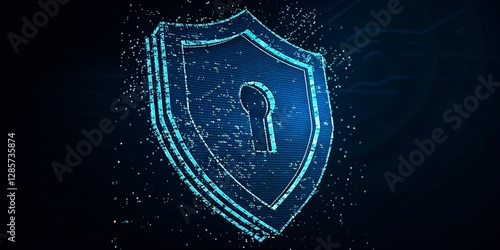 Cyber Security Shield Digital Data Protection Secure Network