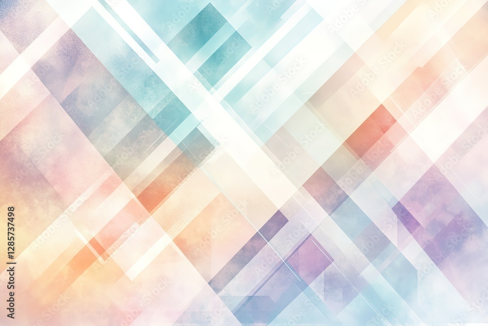 A light and airy abstract background featuring layered geometric patterns in pastel hues, including soft blues, peaches, and lavenders. The design includes subtle line art overlay. A light and airy abstract background featuring layered geometric patterns in pastel hues, including soft blues, peaches, and lavenders. The design includes subtle line art overlay.