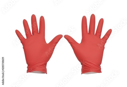 Wallpaper Mural A pair of red rubber glovesA pair of blue latex glovesA pair of yellow cleaning glovesA pair of green gardening gloves Torontodigital.ca