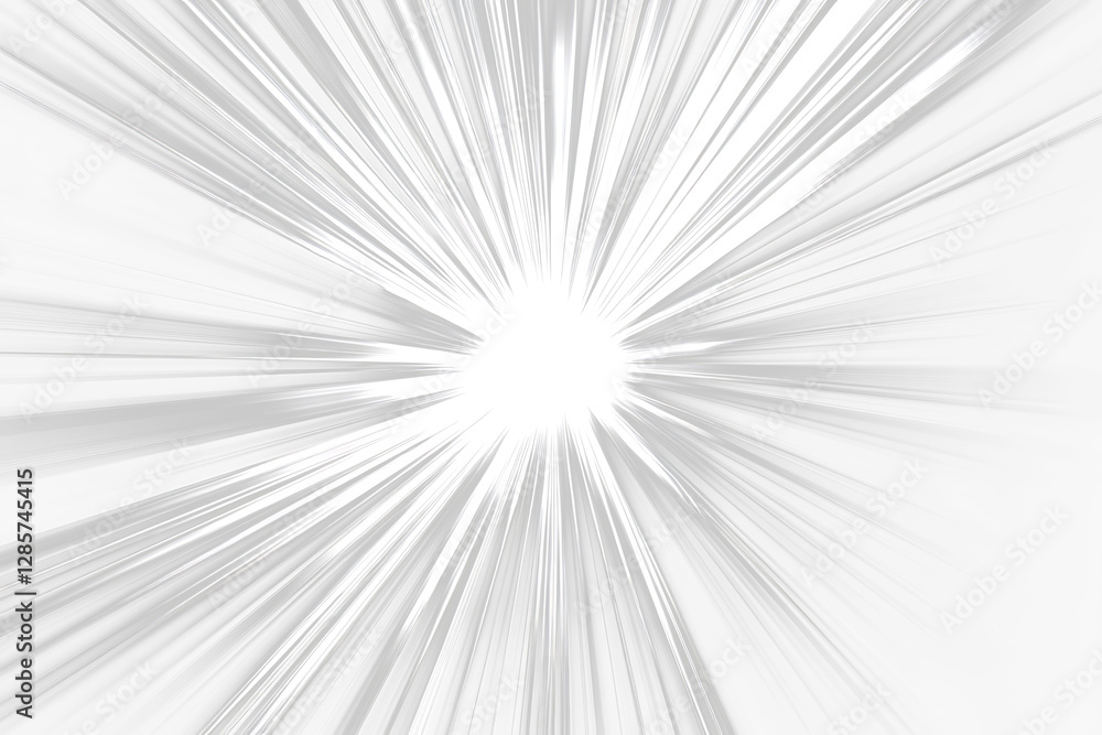 Abstract white light rays burst on Transparent Background . Abstract white light rays burst on Transparent Background .