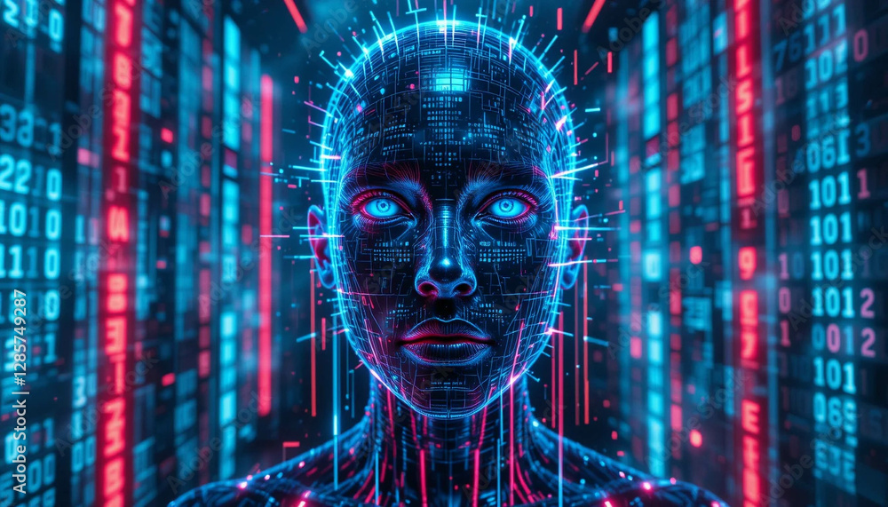 binary code background binary code background