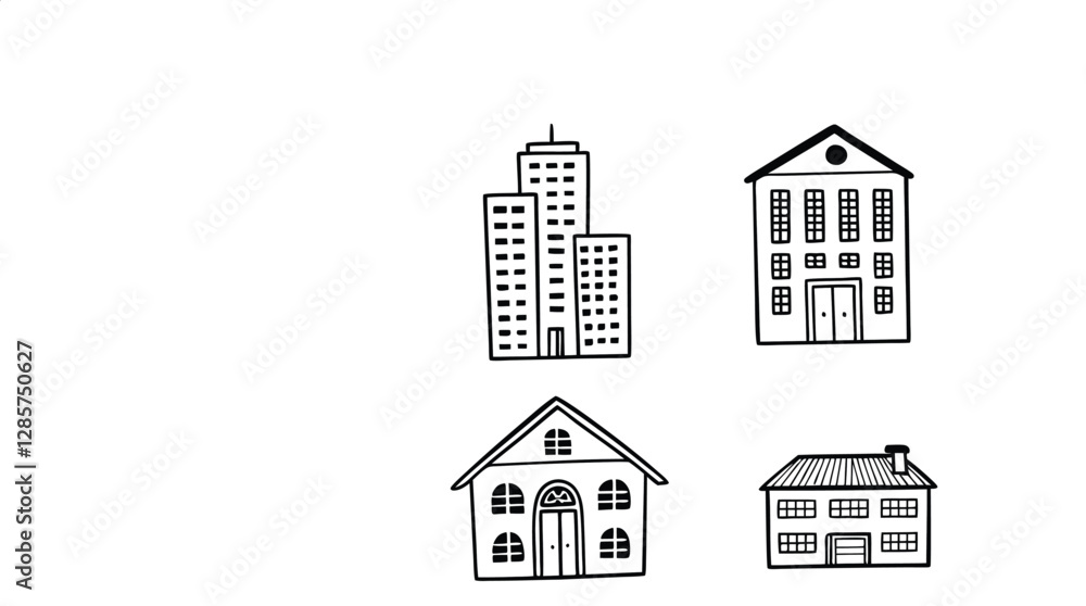 building vector building vector