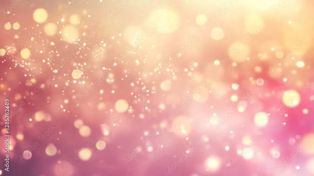 Warm Atmospheric Bokeh with Soft Colors and Glittering Lights Warm Atmospheric Bokeh with Soft Colors and Glittering Lights