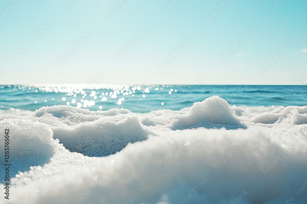 Premium Quality Image of Salt White Sea,Full Depth of Field Premium Quality Image of Salt White Sea,Full Depth of Field