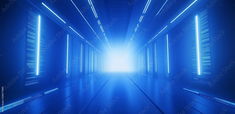 Future Technology Feel, Blue Neon Lines, Abstract Background, Glowing Effect, Modern Design Element, Creative Art, Dynamic, Stunning Visual Effect Future Technology Feel, Blue Neon Lines, Abstract Background, Glowing Effect, Modern Design Element, Creative Art, Dynamic, Stunning Visual Effect