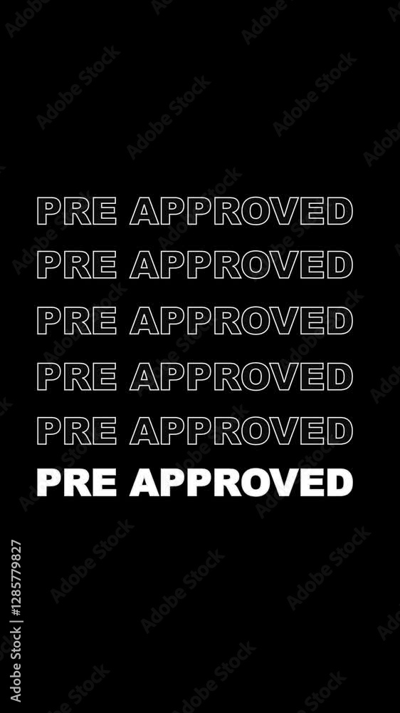 Pre Approved Text Glow Animation 4K Video, Text Motion 
