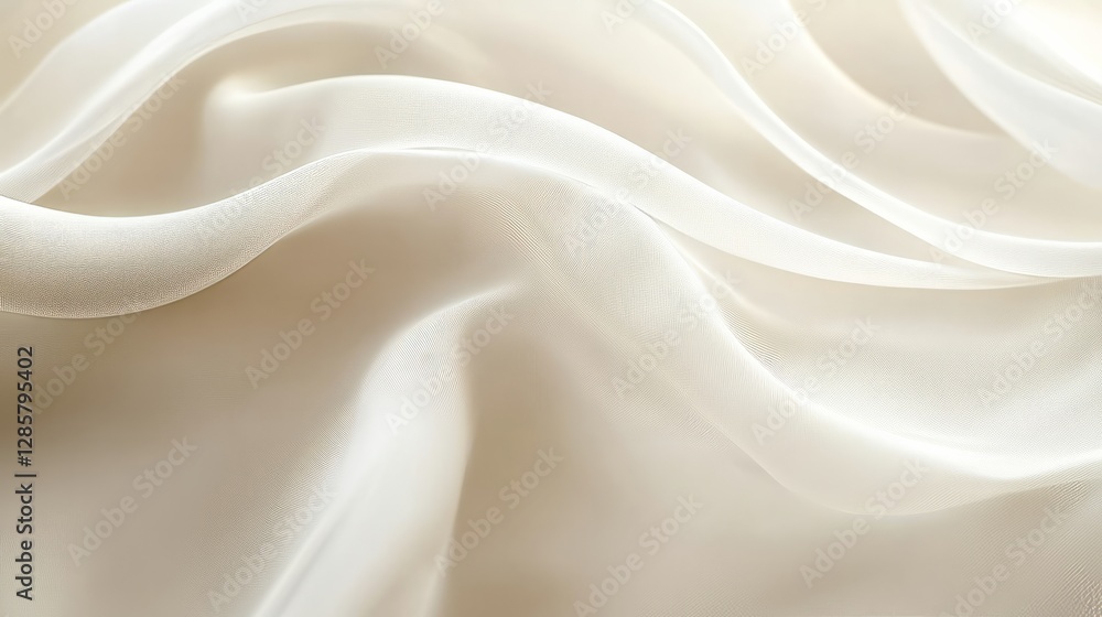 Obraz premium A solid light taupe background with delicate light casting soft shadows, creating a serene and empty space