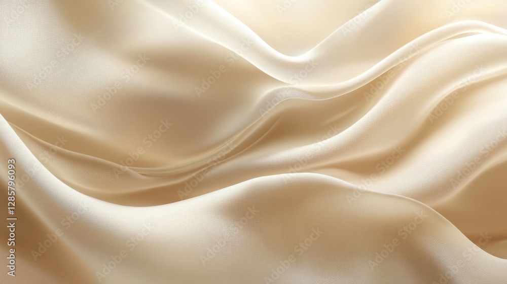 Obraz premium A solid light taupe background with delicate light casting soft shadows, creating a serene and empty space