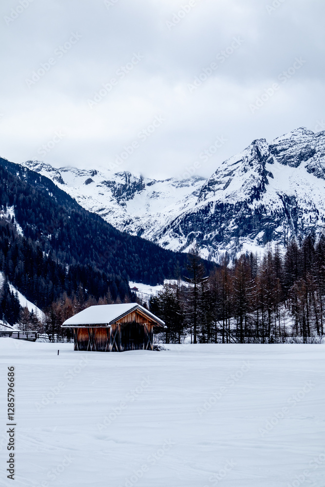 Eine Runde Langlaufen am Langlaufzentrum Rein in Taufers im wunderschönen Reintal - Südtirol - Italien