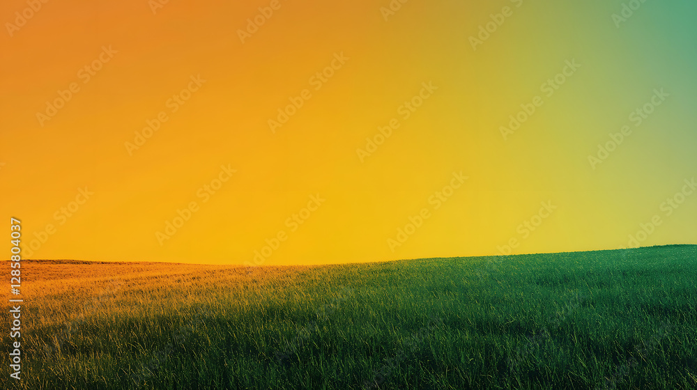 A colorful gradient from golden yellow to green, representing the balance of solar energy and nature coming together for sustainability. A colorful gradient from golden yellow to green, representing the balance of solar energy and nature coming together for sustainability.