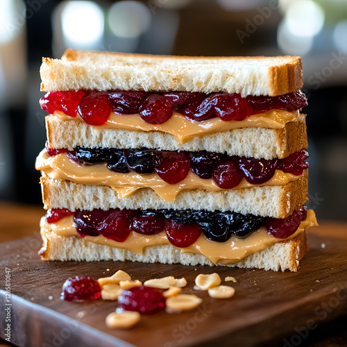 A creative and fun PB&J sandwich-making challenge where participants use different breads, peanut butters, jellies, and toppings to make unique sandwiches.