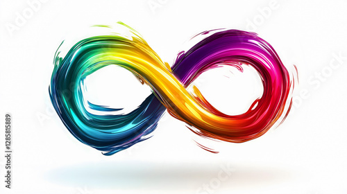 Colorful infinity symbol representing neurodiversity and World Autism Awareness Day