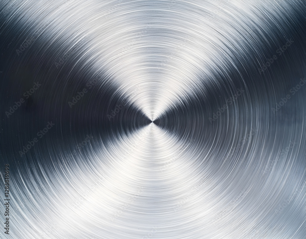 Obraz premium Abstract Circular Brushed Metal Texture Background Image