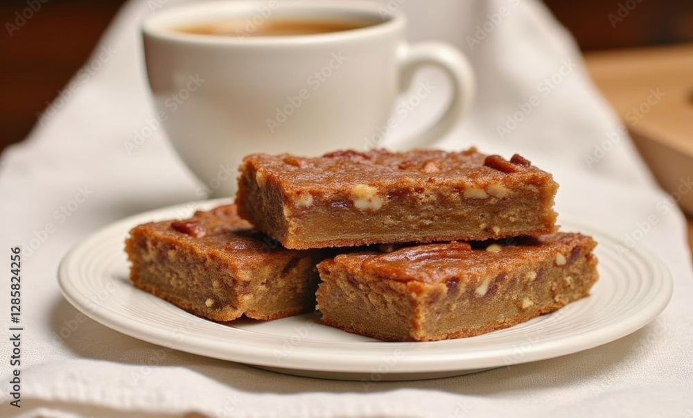 Delicious dessert with coffee Delicious dessert with coffee