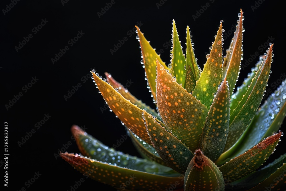Clear Pixel Visual of Aloe Cactus Succulent Plant Clear Pixel Visual of Aloe Cactus Succulent Plant
