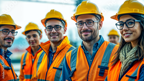 Gruppenfoto für das Team
