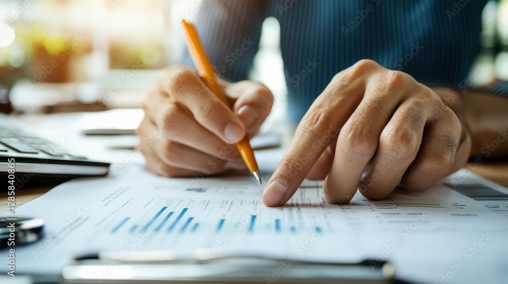 Detailed Financial Consultation Session Focusing on Tax Implications with Client in Office Environment Detailed Financial Consultation Session Focusing on Tax Implications with Client in Office Environment