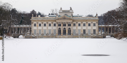Obraz na płótnie Palace on the Isle in Lazienki Park, Warsaw w salonie
