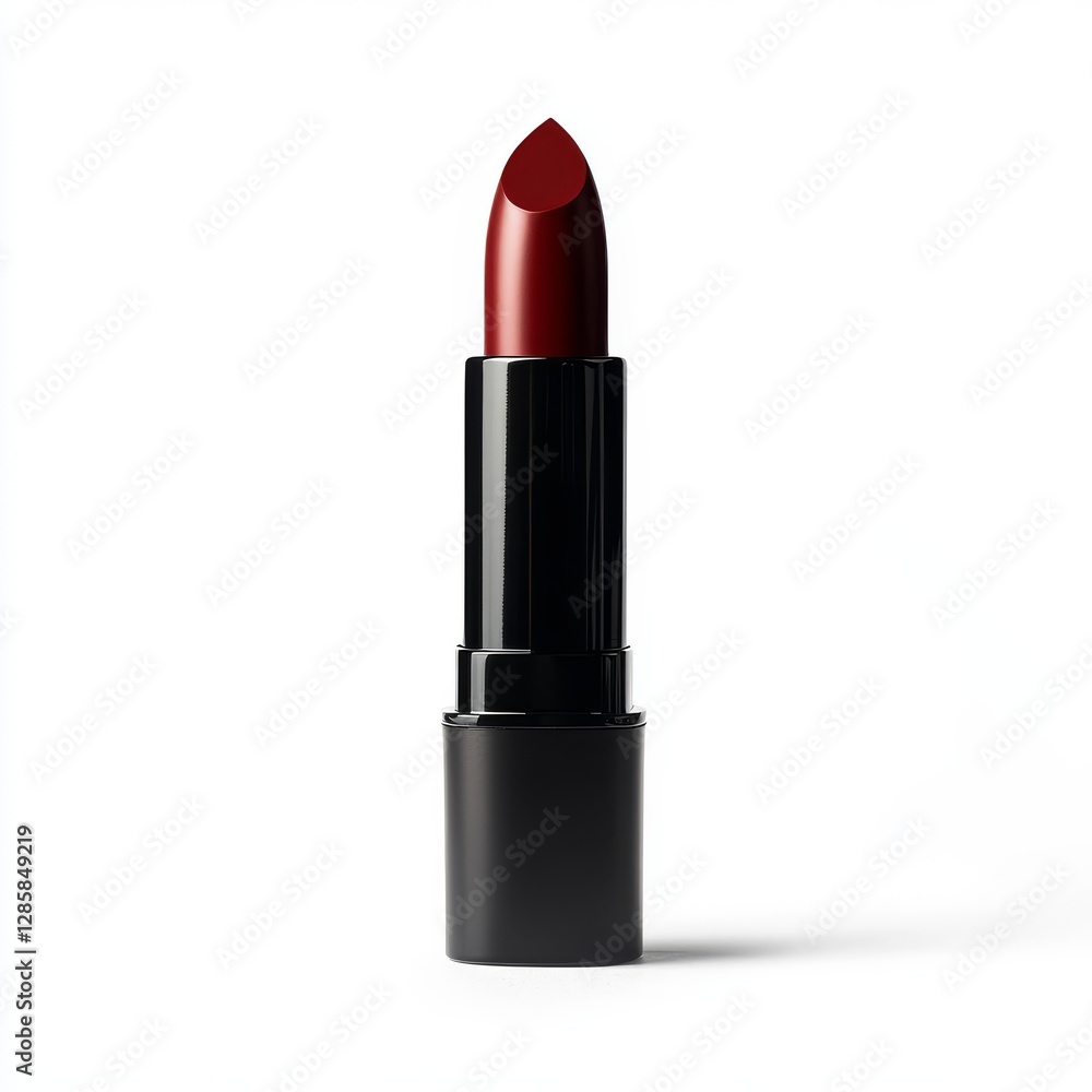Close-up of a deep red lipstick Close-up of a deep red lipstick
