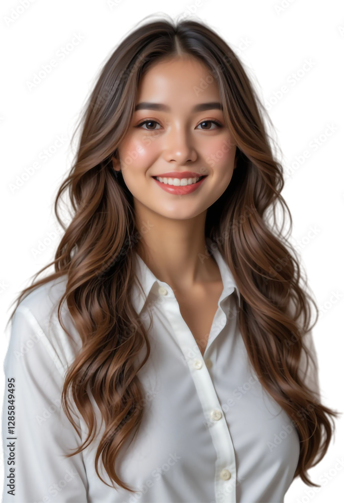 Portrait of a confident businesswoman with a smile in a professional studio, wearing a suit and looking successful Portrait of a confident businesswoman with a smile in a professional studio, wearing a suit and looking successful