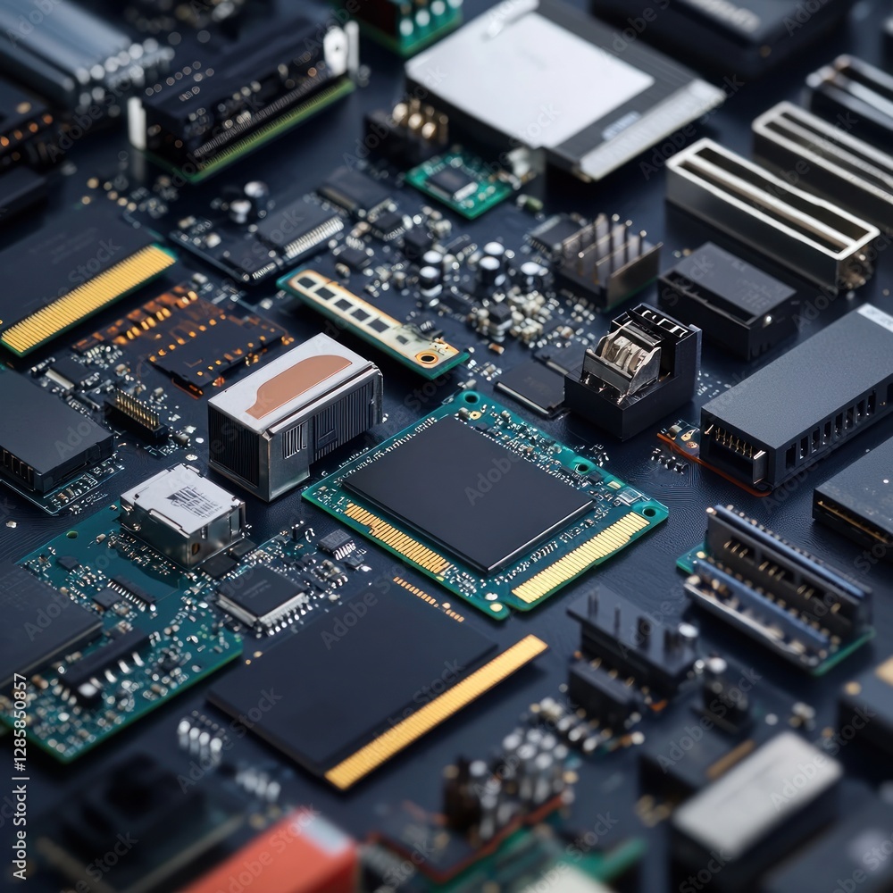 Circuit Board Components: A Close-Up View of Electronics Technology Circuit Board Components: A Close-Up View of Electronics Technology