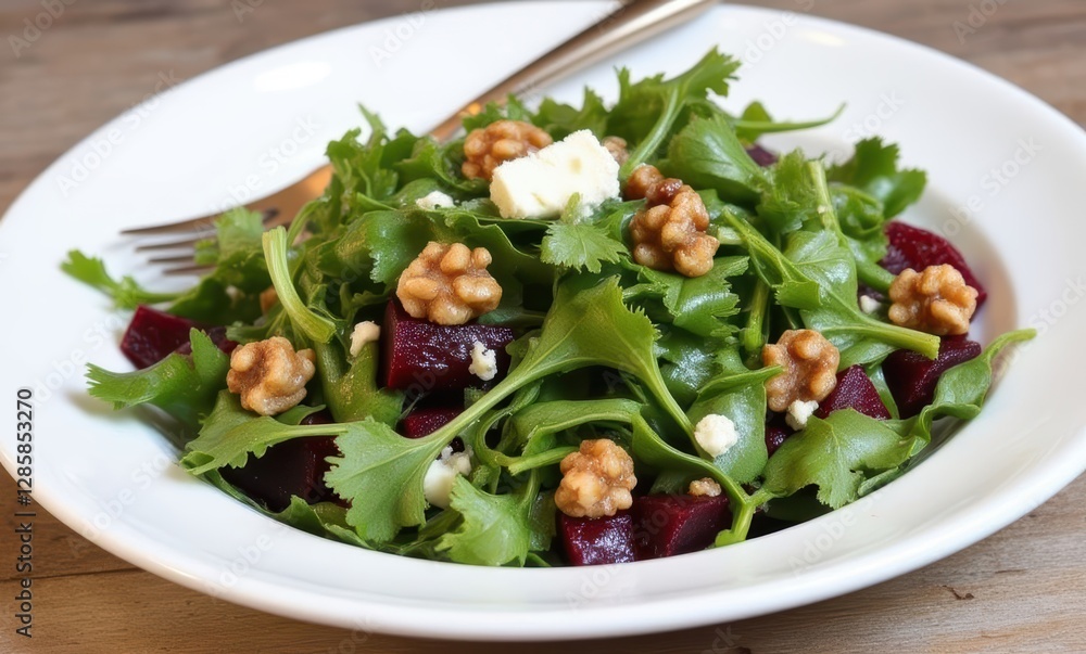 Fresh beet and walnut salad Fresh beet and walnut salad
