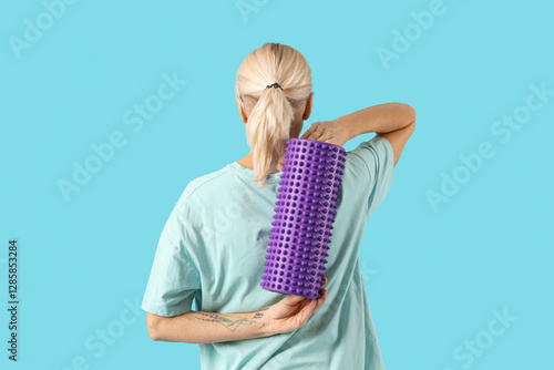 Female physiotherapist with...