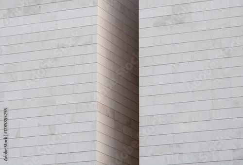 Modern building facade. Wall of building