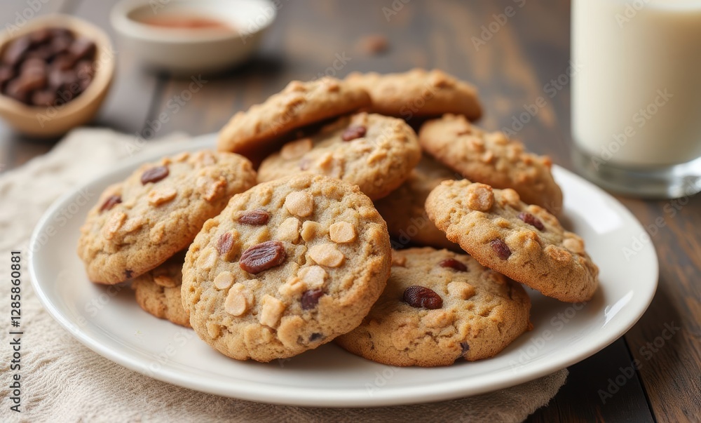 Delicious homemade oatmeal cookies Delicious homemade oatmeal cookies
