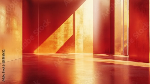Wallpaper Mural Sunlight streams through a modern buildings interior space Torontodigital.ca