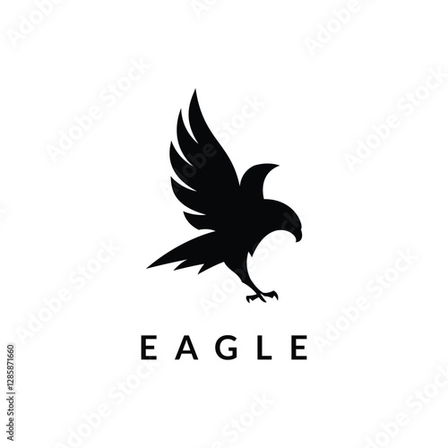 eagle logo icon vector illustration