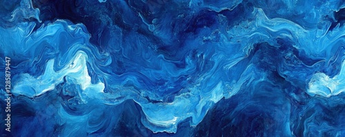 Wallpaper Mural A close-up shot of the water's surface, highlighting the smooth texture and subtle waves. Torontodigital.ca